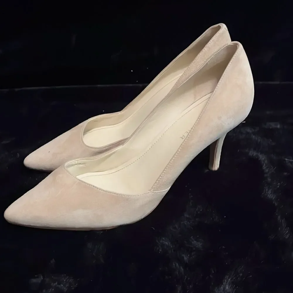 Marc Fisher Tuscany Suede Pointed Toe Pumps